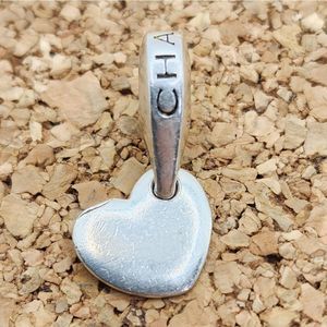 Sterling Silver Hanging Heart Charm for Pandora Bracelets